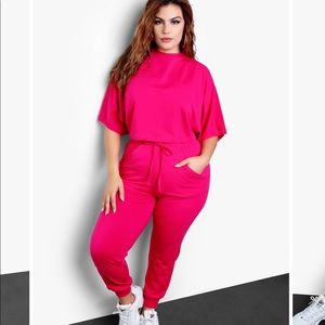 Jogger Suit Fuchsia Set